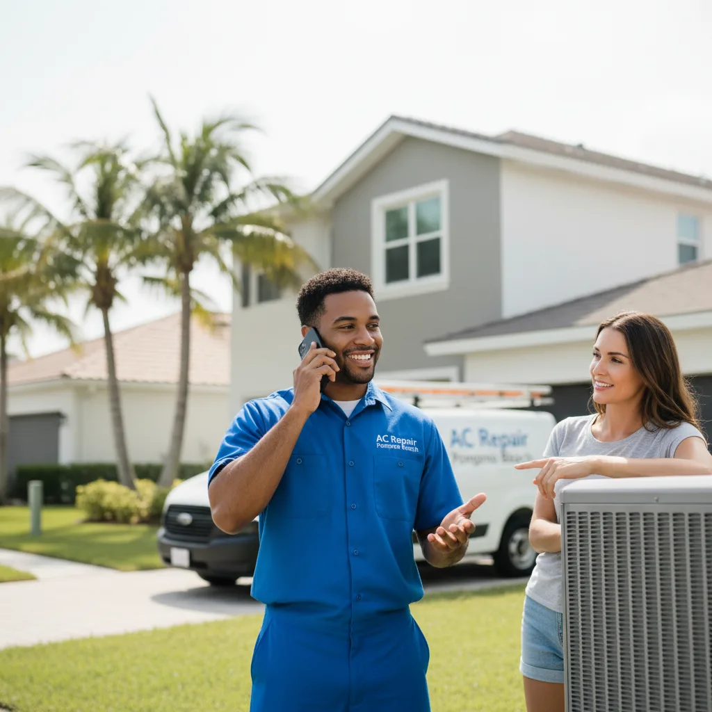 AC Repair Pompano Beach customer support in Lantana